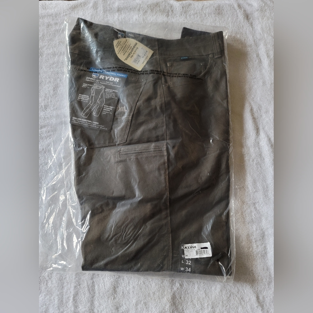 Kuhl Rydr pants, men's 34/32 Forged Iron